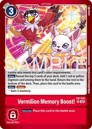Vermilion Memory Boost!, LM #LM-045