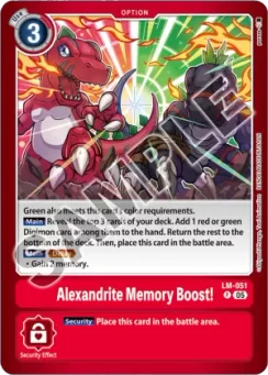 Alexandrite Memory Boost!, Normal