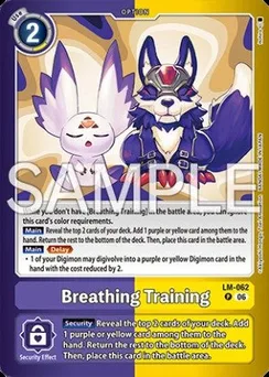Breathing Training, Normal
