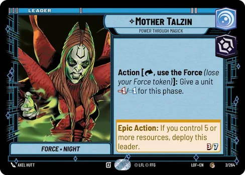Mother Talzin — Power Through Magick, Legends of the Force #002