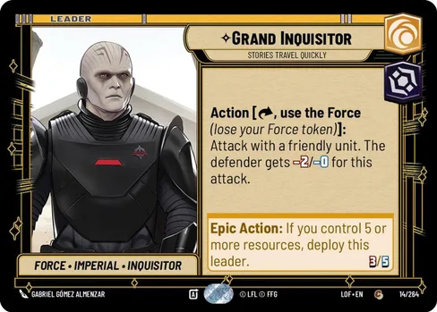Grand Inquisitor — Stories Travel Quickly, Legends of the Force #014