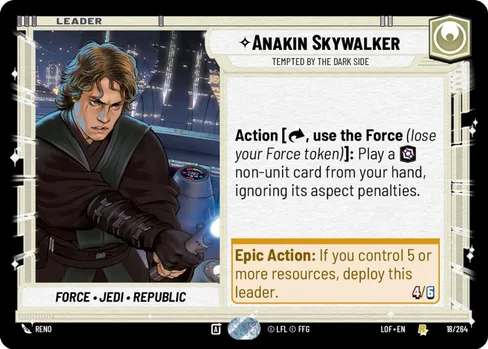 Anakin Skywalker — Tempted by the Dark Side, Legends of the Force #018