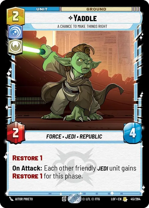 Yaddle — A Chance to Make Things Right, Legends of the Force #045