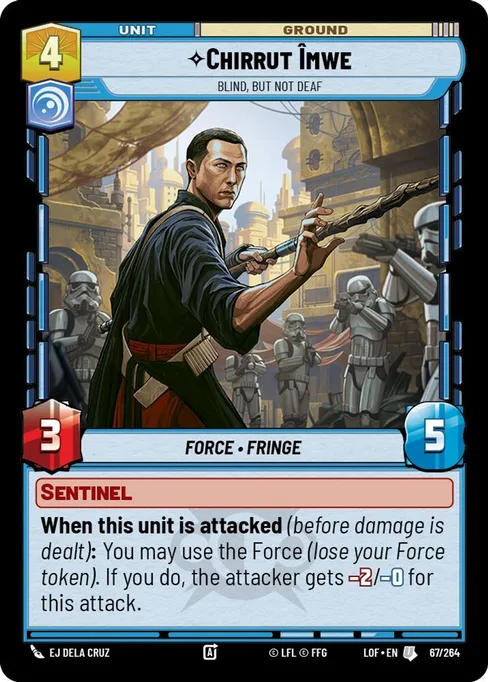 Chirrut Îmwe — Blind, but not Deaf, Legends of the Force #067