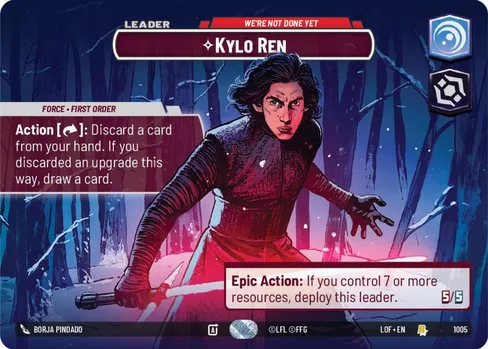 Kylo Ren — We're Not Done Yet, Legends of the Force #1005