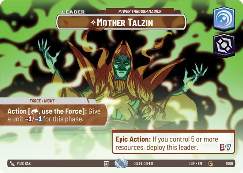 Mother Talzin — Power Through Magick, Legends of the Force #1006