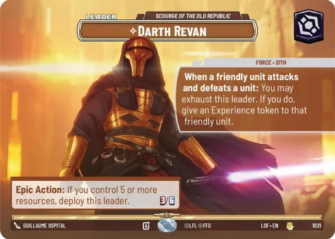 Darth Revan — Scourge of the Old Republic, Legends of the Force #1021