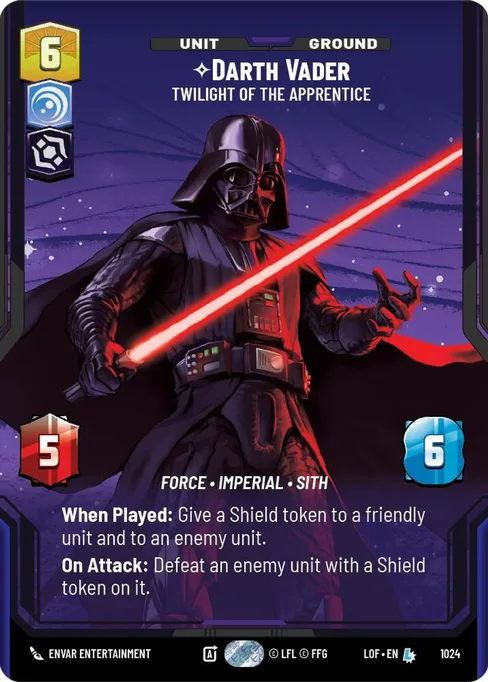 Darth Vader — Twilight of the Apprentice, Legends of the Force #1024
