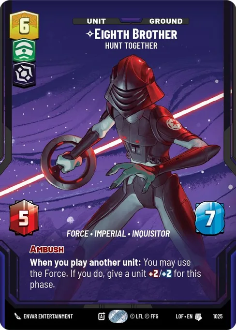 Eighth Brother — Hunt Together, Legends of the Force #1025