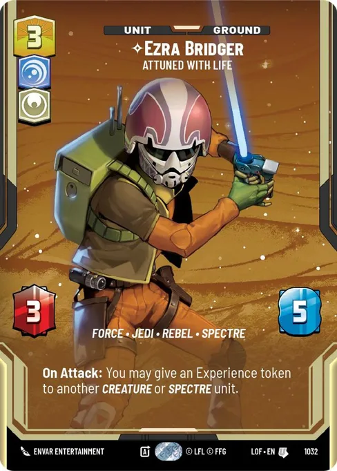 Ezra Bridger — Attuned With Life, Legends of the Force #1032