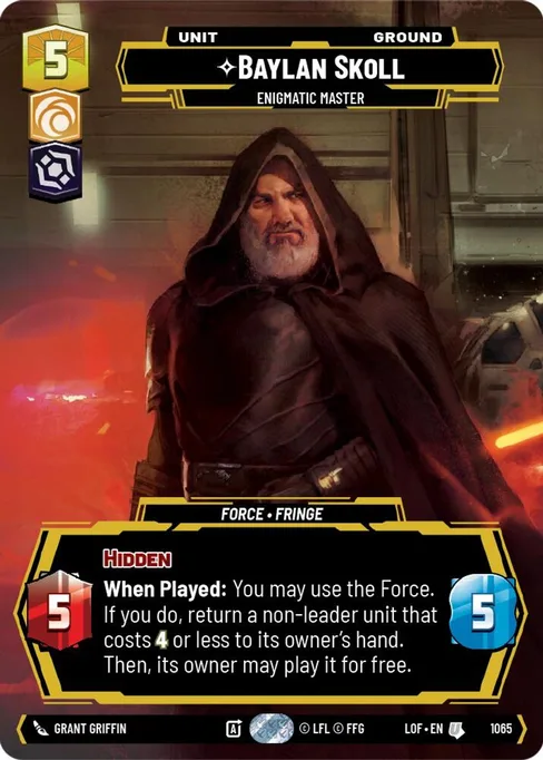 Baylan Skoll — Enigmatic Master, Legends of the Force #1065