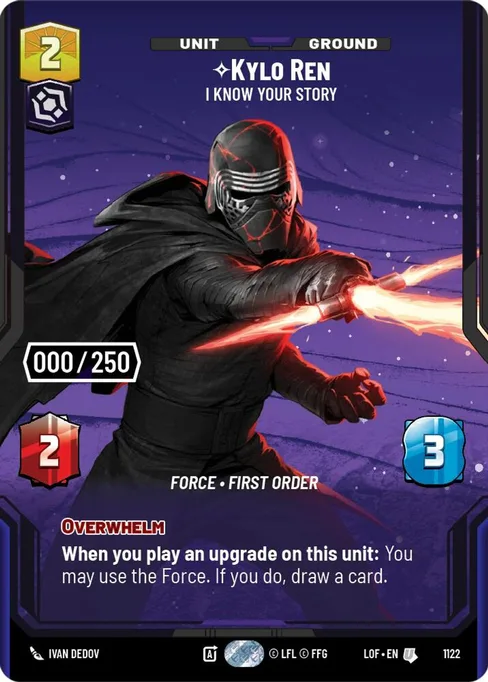 Kylo Ren — I Know Your Story, Legends of the Force #1122
