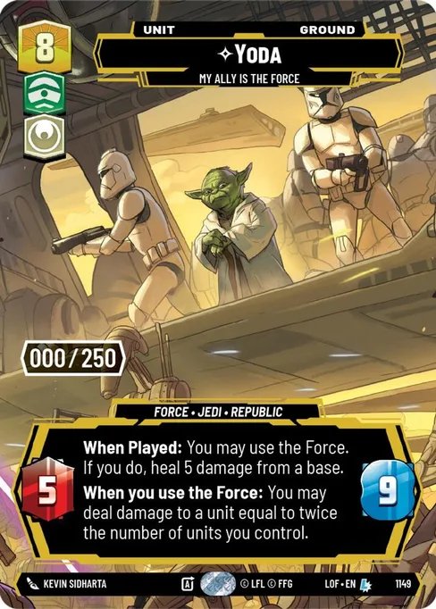Yoda — My Ally is the Force, Legends of the Force #1149