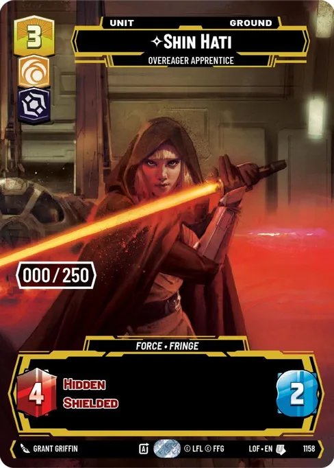 Shin Hati — Overeager Apprentice, Legends of the Force #1158