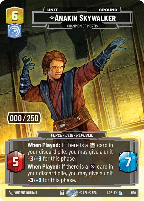 Anakin Skywalker — Champion of Mortis, Legends of the Force #1159