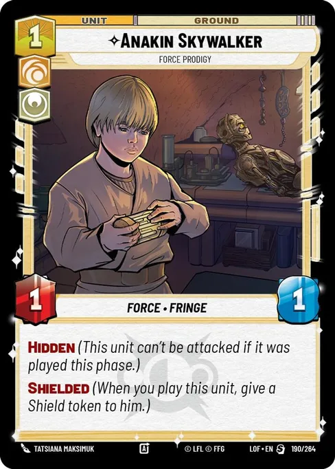 Anakin Skywalker — Force Prodigy, Legends of the Force #190