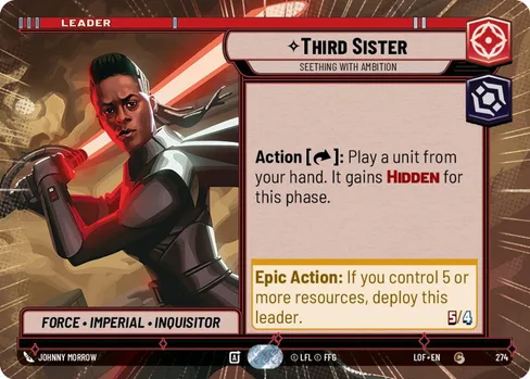 Third Sister — Seething With Ambition, Legends of the Force #274