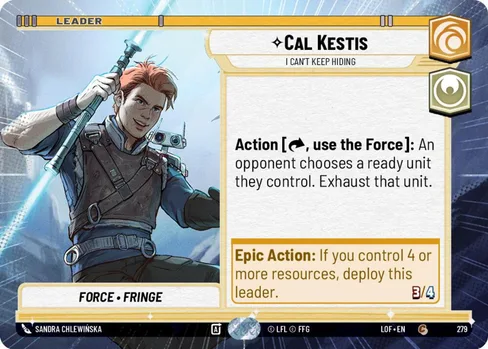 Cal Kestis — I Can't Keep Hiding, Legends of the Force #279