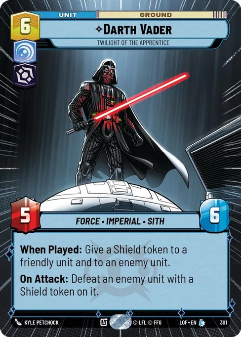 Darth Vader — Twilight of the Apprentice, Legends of the Force #301