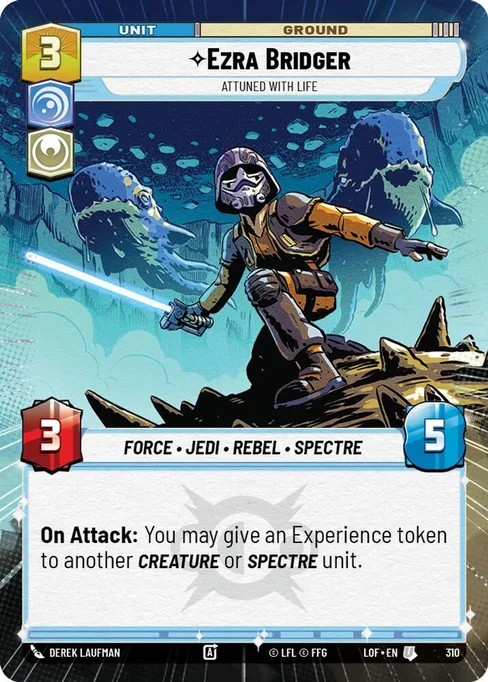 Ezra Bridger — Attuned With Life, Legends of the Force #310