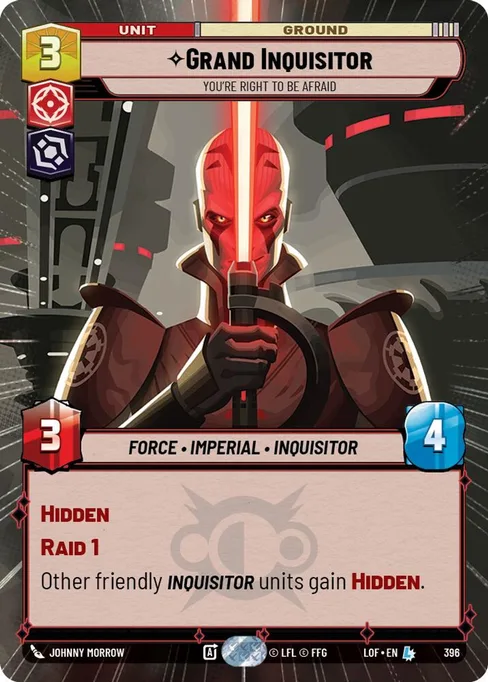 Grand Inquisitor — You're Right to Be Afraid, Legends of the Force #396