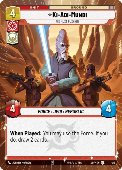 Ki-Adi-Mundi — We Must Push On, Legends of the Force #410