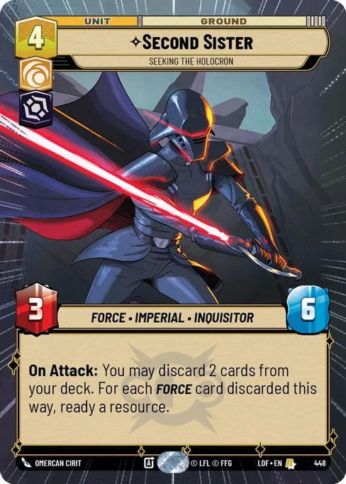 Second Sister — Seeking the Holocron, Legends of the Force #448