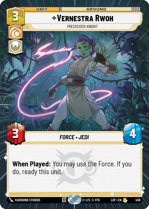 Vernestra Rwoh — Precocious Knight, Legends of the Force #459