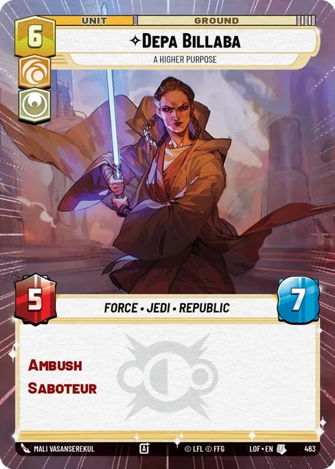 Depa Billaba — A Higher Purpose, Legends of the Force #463