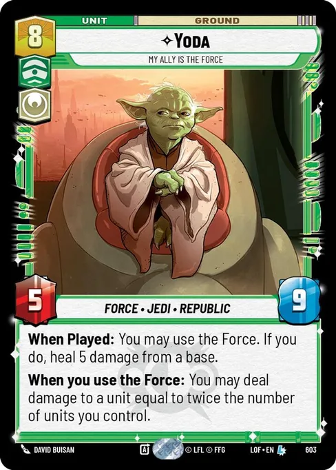 Yoda — My Ally is the Force, Legends of the Force #603
