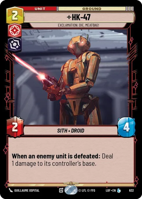 HK-47 — Exclamation: Die, Meatbag!, Legends of the Force #632