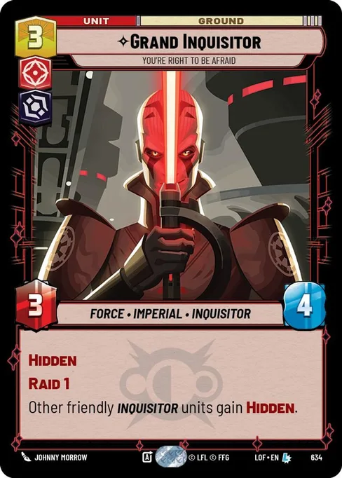 Grand Inquisitor — You're Right to Be Afraid, Legends of the Force #634