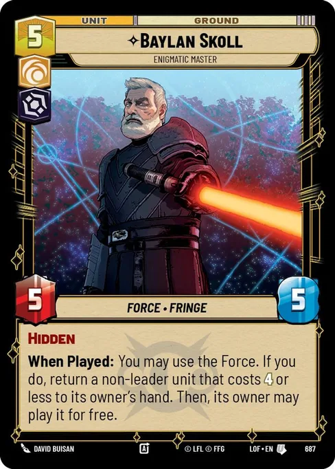 Baylan Skoll — Enigmatic Master, Legends of the Force #687