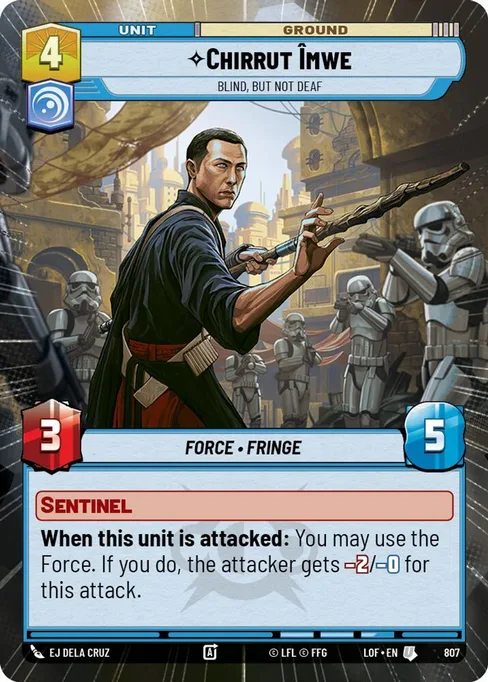 Chirrut Îmwe — Blind, but not Deaf, Legends of the Force #807