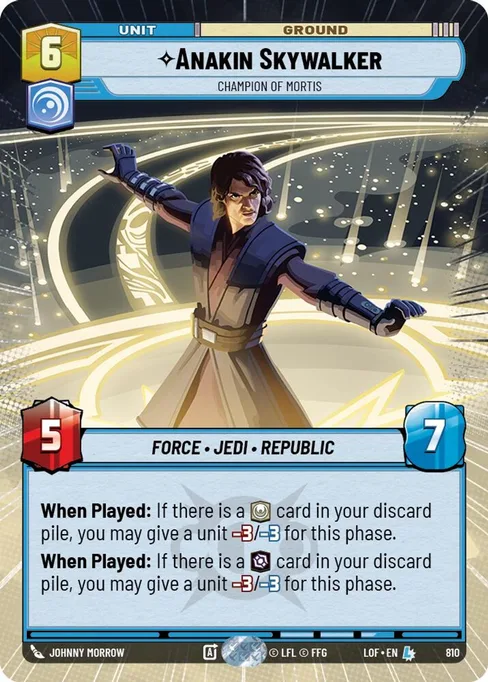 Anakin Skywalker — Champion of Mortis, Legends of the Force #810