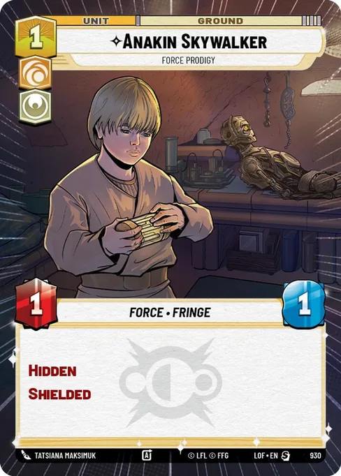 Anakin Skywalker — Force Prodigy, Legends of the Force #930