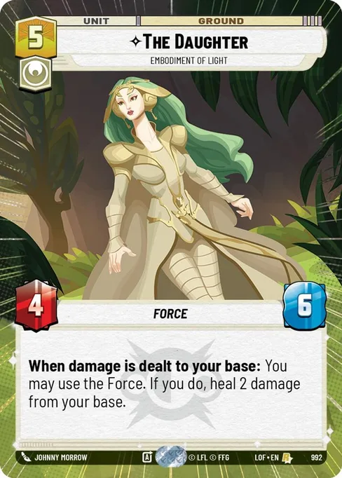The Daughter — Embodiment of Light, Legends of the Force #992