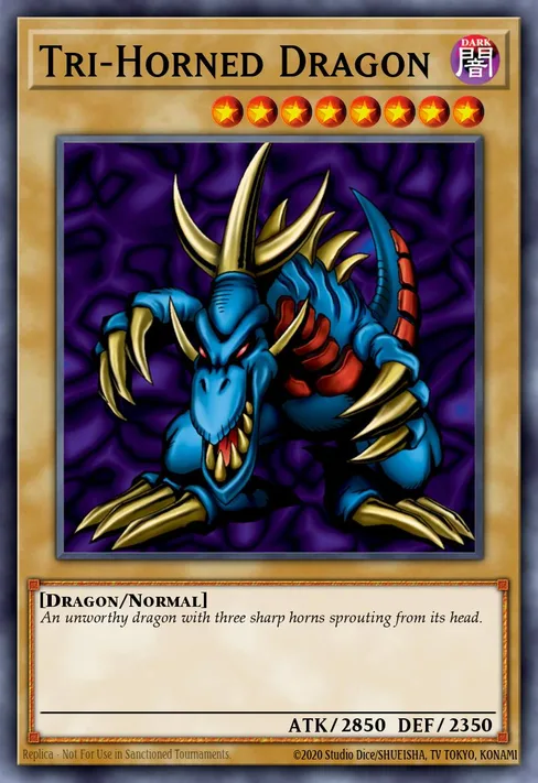 Tri-Horned Dragon, Legend of Blue Eyes White Dragon #LOB-E000