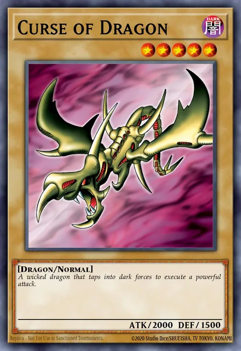 Curse of Dragon, Legend of Blue Eyes White Dragon #LOB-E053