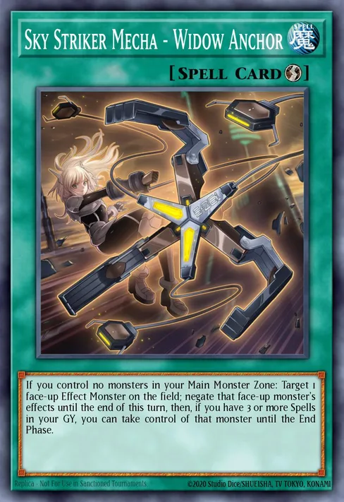 Sky Striker Mecha - Widow Anchor, Magnificent Monsters #MAMO-EN019