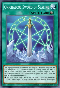 Orichalcos Sword of Sealing