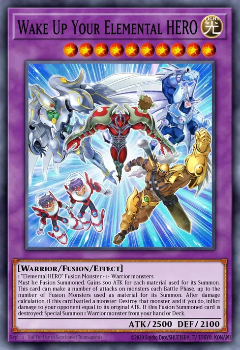 Wake Up Your Elemental HERO, Maze of Memories #MAZE-EN014