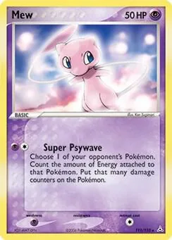 Mew, Non-Holo DVD Promo