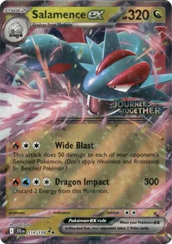 Salamence ex, Journey Together Stamped