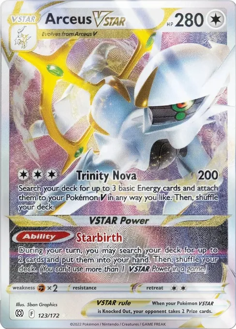 Arceus VSTAR, Miscellaneous Cards & Products #123