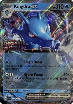 Kingdra ex, Shrouded Fable Stamped