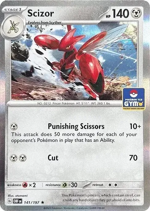 Scizor, Miscellaneous Cards & Products #141