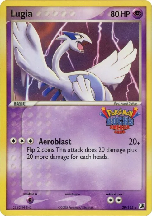 Lugia, Miscellaneous Cards & Products #29
