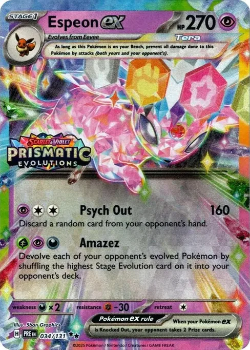 Espeon ex, Miscellaneous Cards & Products #34