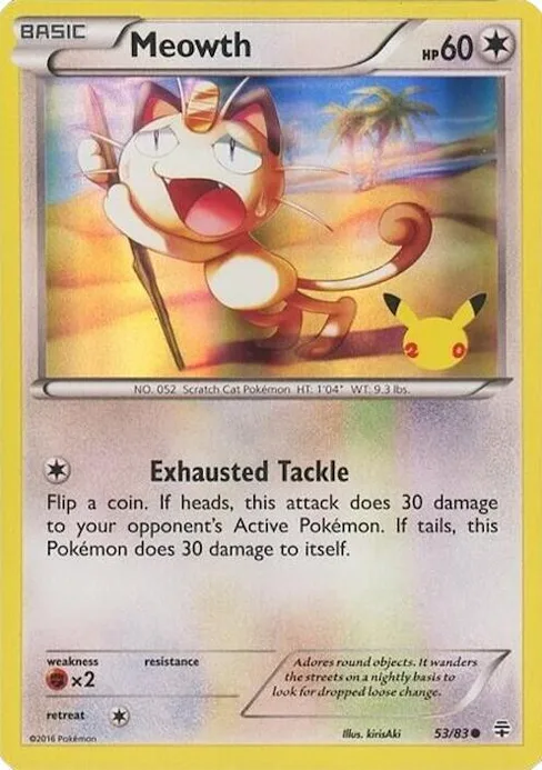 Meowth, Miscellaneous Cards & Products #53